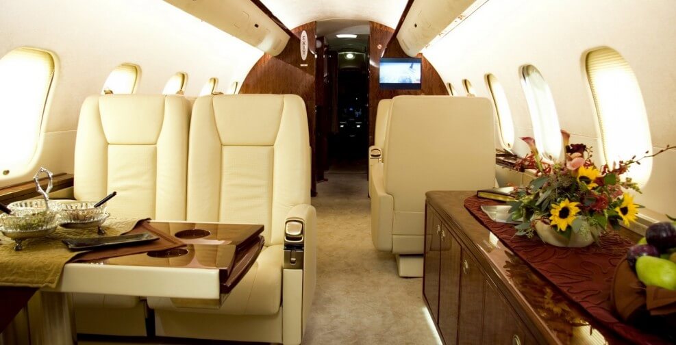 volo privato sul Bombardier Global 5000